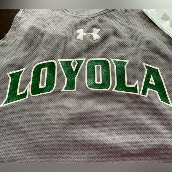 Under Armour NWT Loyola University Greyhounds Dry Wicking Training Tank Top - Picture 5 of 5